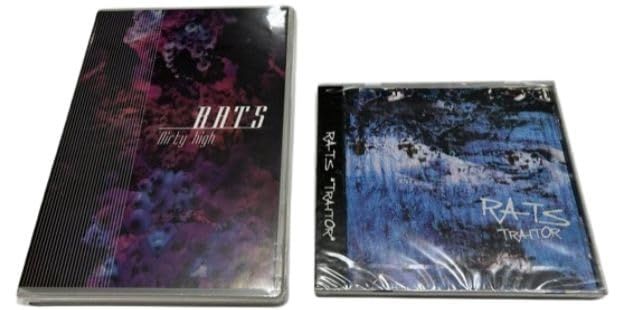 RATS X JAPAN HEATH ヒース CRAZE クレイズ 鈴木慎一郎 DVD Dirty high - CD Traitor セット