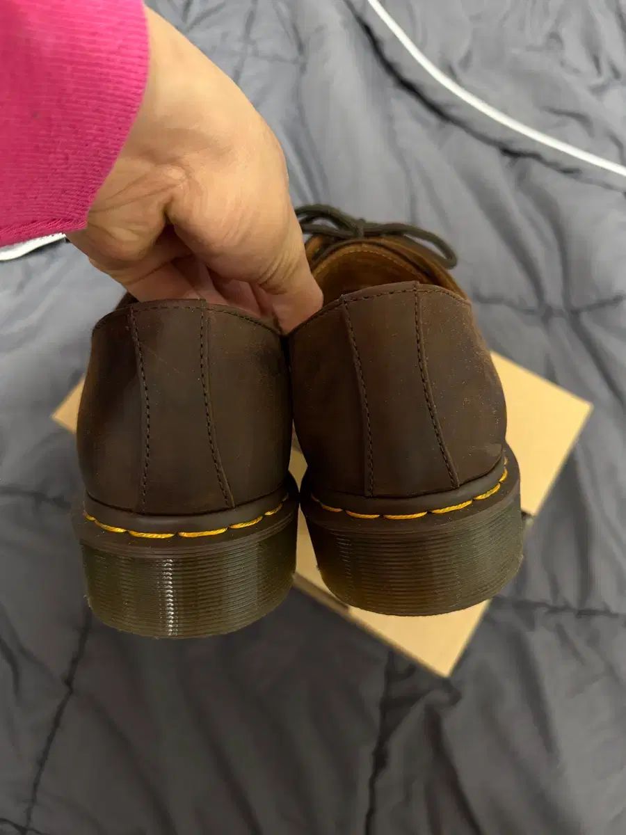  DR MARTENS 1461 ダークブラウン 280 ローファー ブーツ 革靴