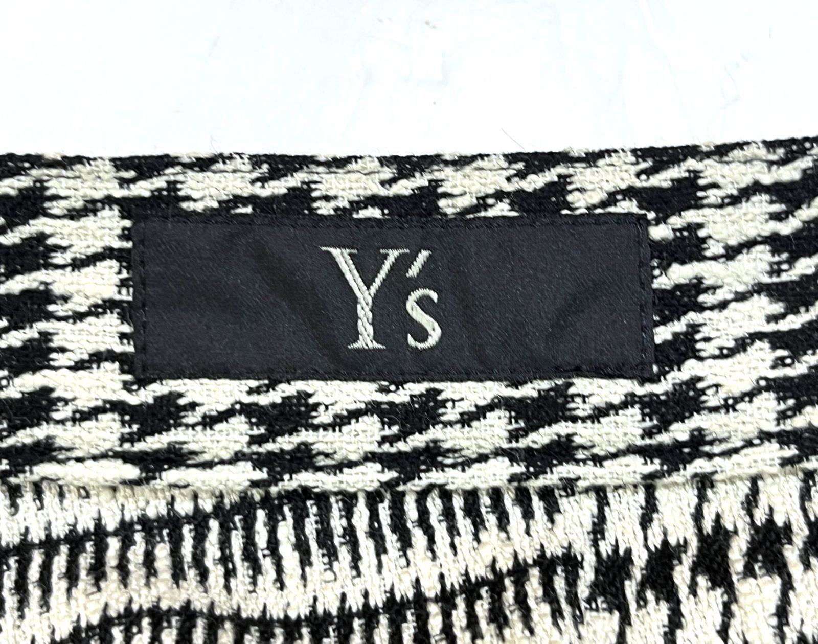 Yohji Yamamoto Y's｜ヨウジヤマモト ワイズ 千鳥格子 アシメチェック