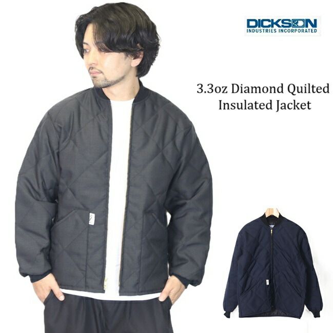 DICKSON ディクソン キルティングジャケット 3.3oz Diamond Quilted