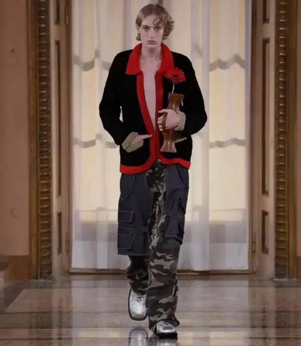 キンロックアンダーソン L エル COLORブロック カーディガン