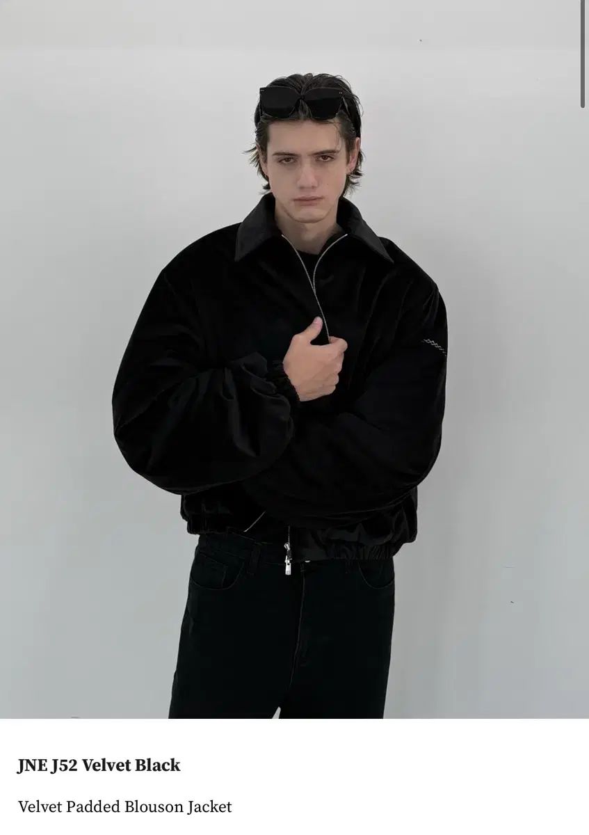 ジュン JUN ツアーベルベット ブルゾン JNE J 52 Velvet Black L