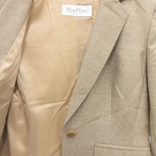 マックスマーラ MAX MARA 白タグ テーラードジャケット ブレザー
