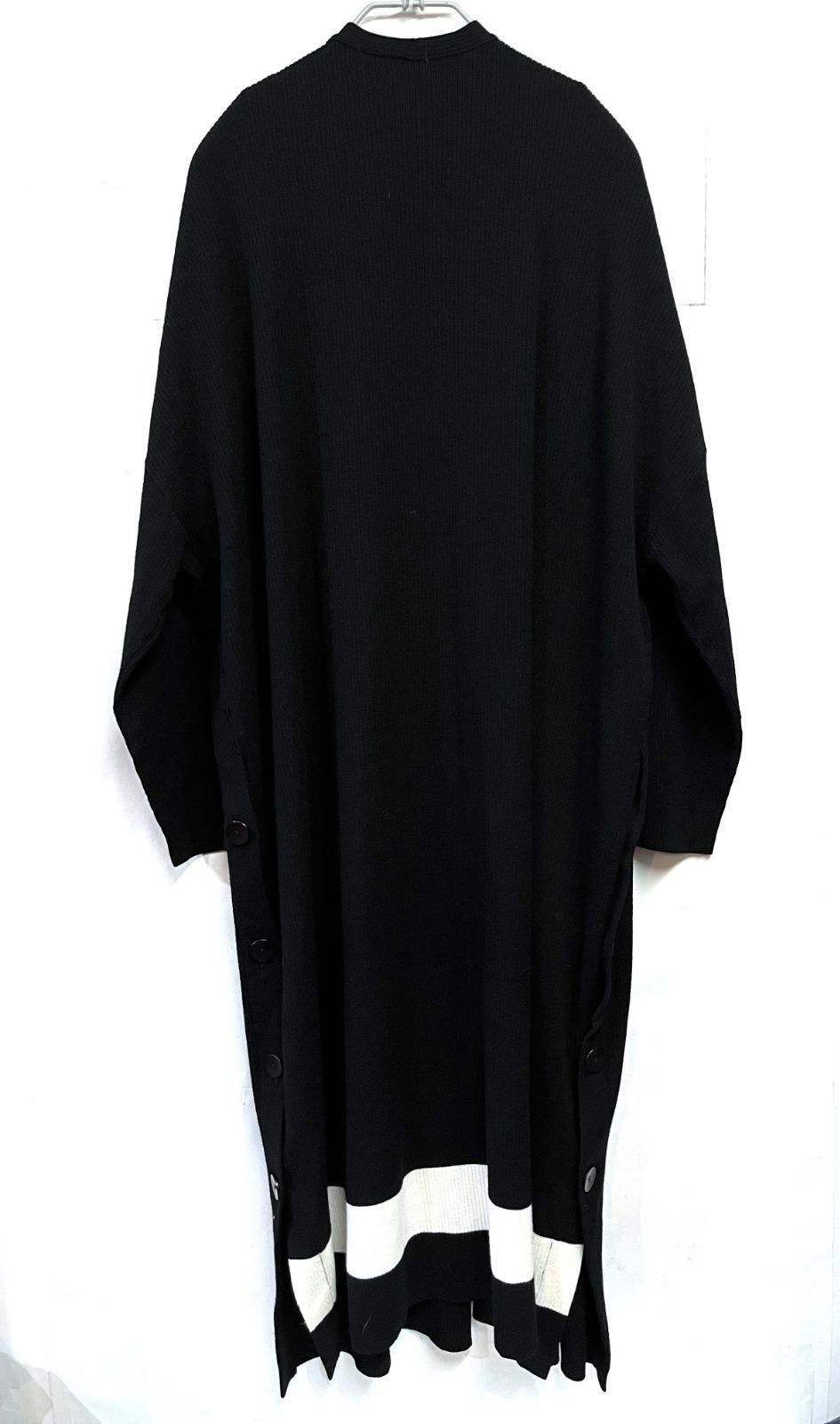 bajra｜バジュラ 裾ライン ロング ニットカーディガン - メルカリ