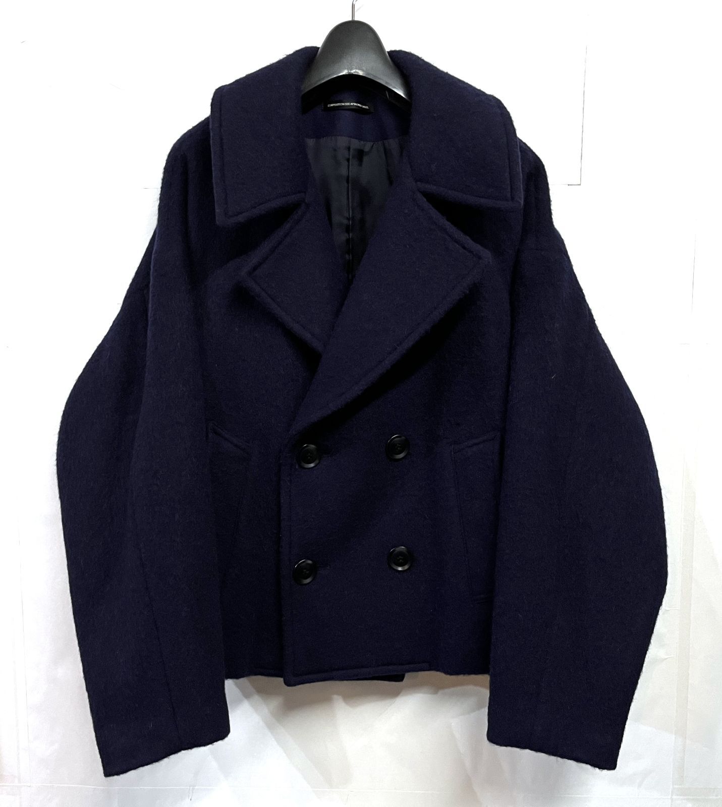 Yohji Yamamoto Y s ヨウジヤマモト ワイズ アルパカモヘア ショート Pコート