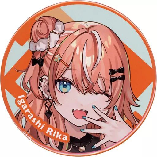 中古】バッジ・ピンズ 五十嵐梨花 スタンド付き缶バッジ 「バーチャル