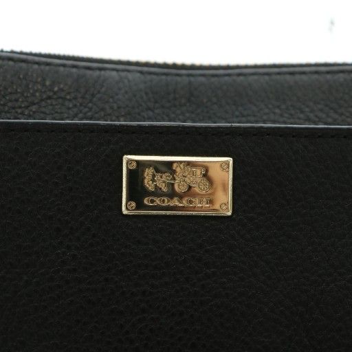 コーチ COACH ショルダーバッグ ポシェット レザー ロゴ ゴールド金具