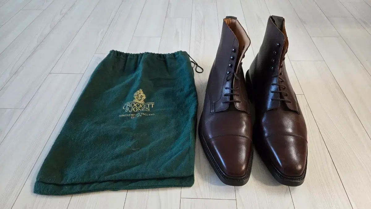 Crockett Jones クロケット ジョーンズ ノースコート ブラウン ブーツ 7 5 E