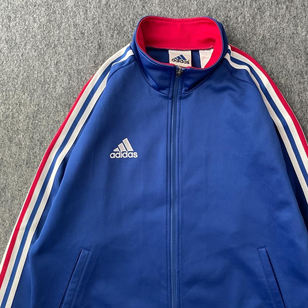 90s adidas アディダス トラックジャケット ジャージ 刺繍ロゴ ワン