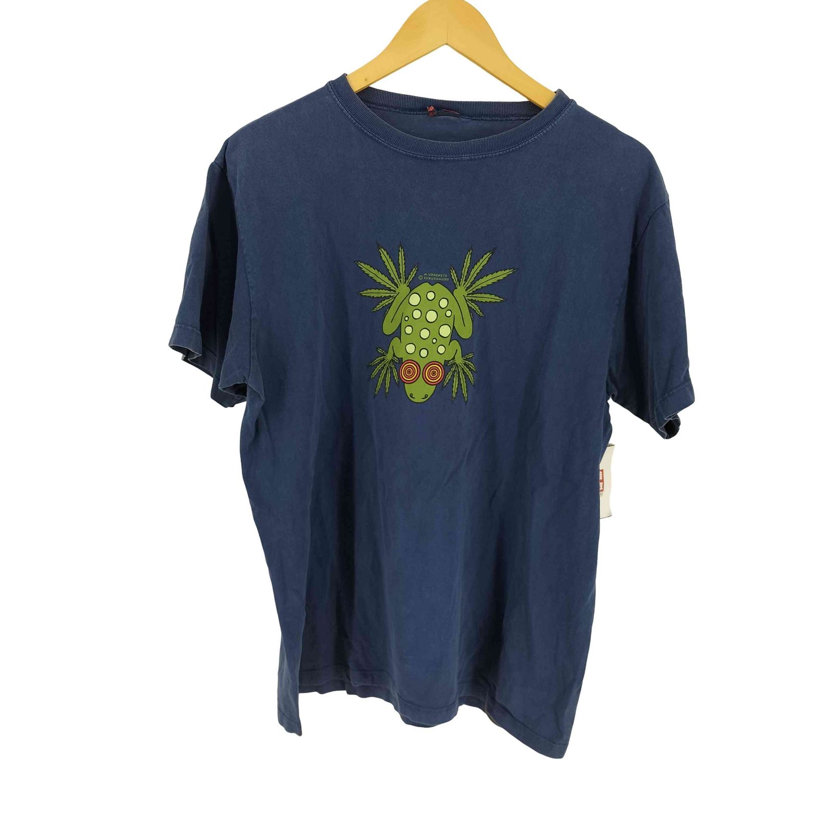 ユーズドフルギ 古着 蛙 プリント Tシャツ メンズ 表記無