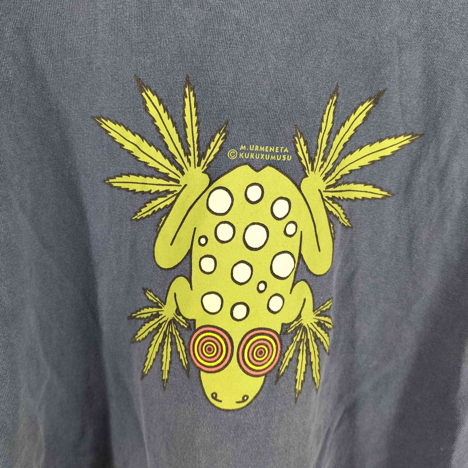 USED古着(ユーズドフルギ) 蛙 プリント Tシャツ メンズ 表記無 【中古】【ブランド古着バズストア】 ユーズドフルギ USED古着 蛙 プリント Tシャツ メンズ 表記無 - メルカリ