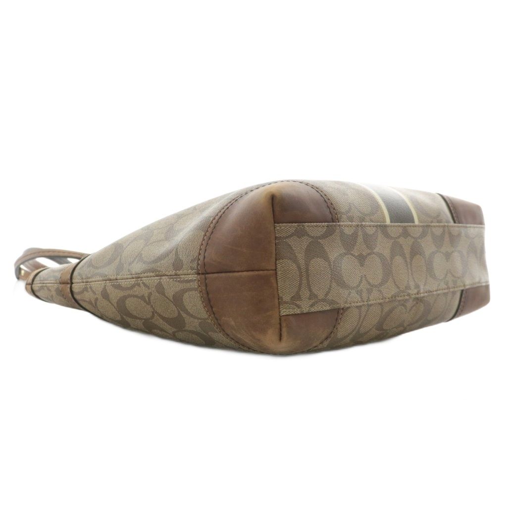 コーチ COACH トートバッグ ハンド PVC レザー シグネチャー