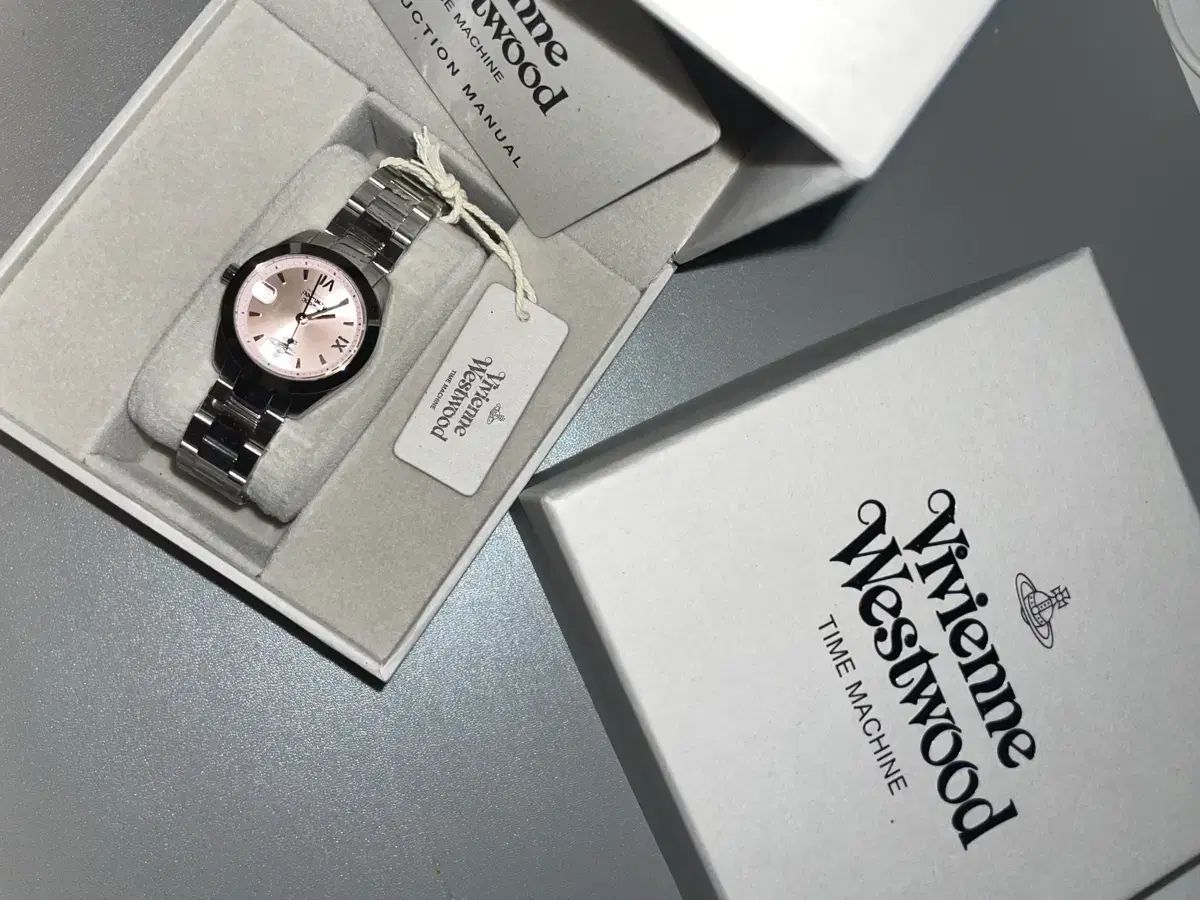 ヴィヴィアン ウエストウッド 時計 Fenchurch ピンクシルバー