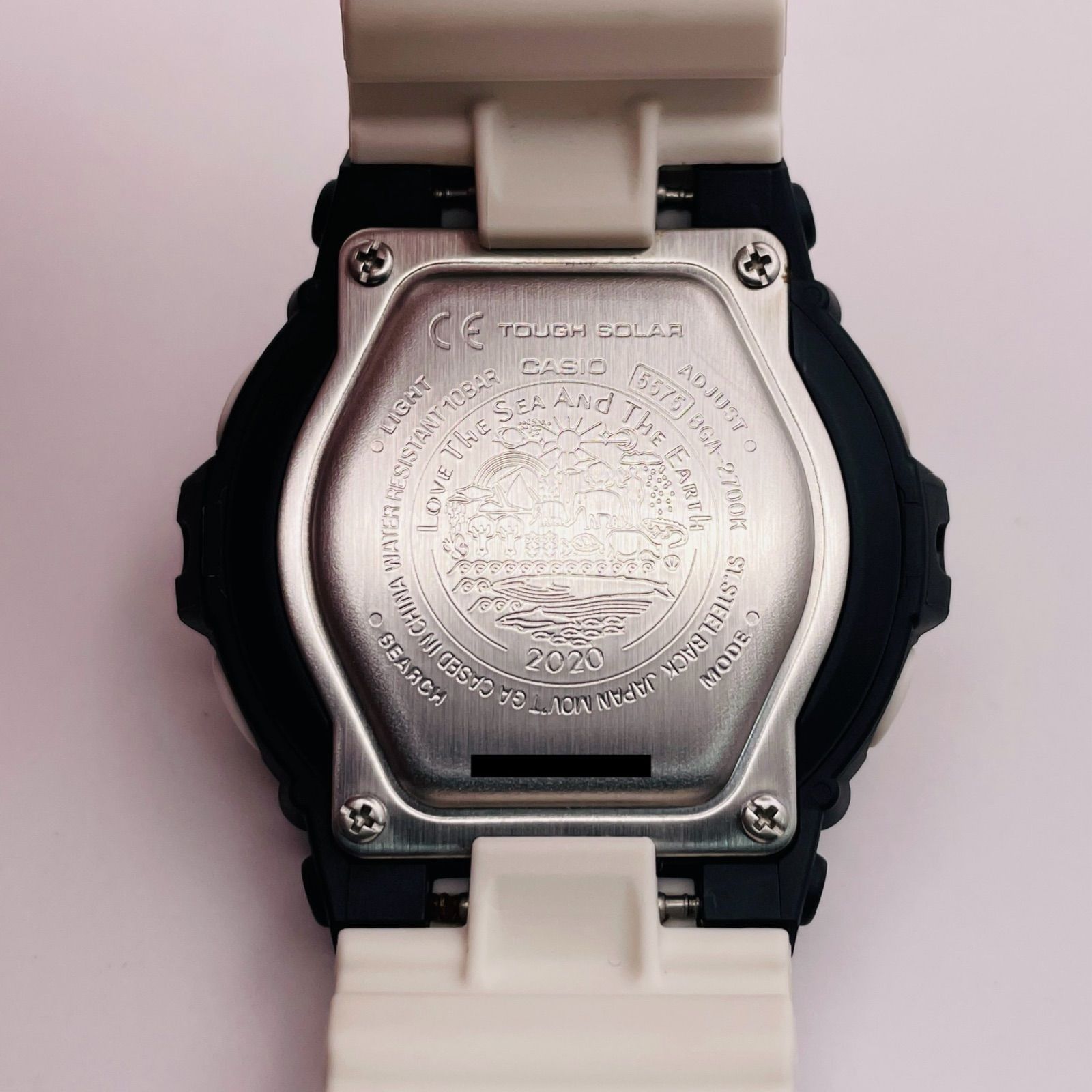  T 744 正常稼働 CASIO 電波ソーラー Baby G ベビージー モデル Love The Sea And Earth BGA 2700 K 1 AJR 時計 レディース ユニセックス 腕時計(クォーツ) 腕時計(アナログ)