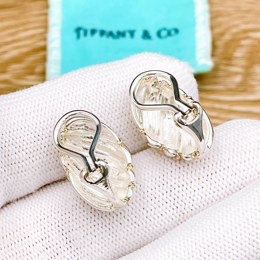 ◇ティファニー◇新品仕上済 Tiffany&Co. シェル ツイストロープ