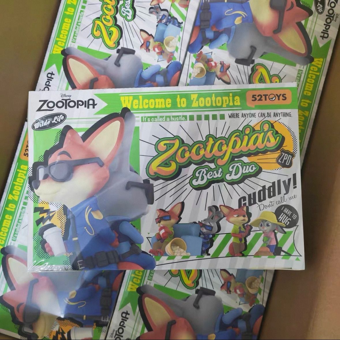 ディズニー ズートピア ニック ジュディ 6点セット 52TOYS ズートピア シークレット ニック ジュディ 国内正規品・内袋未