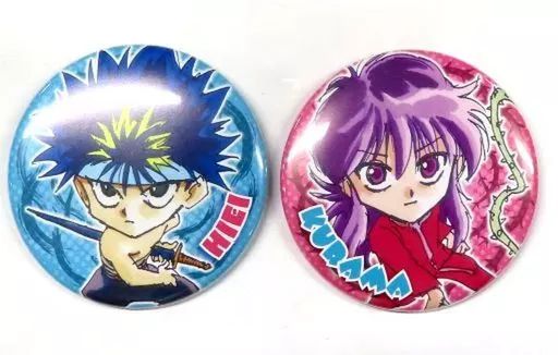 冨樫義博展 幽遊白書 アートボード 缶バッジ グッズ 蔵馬 飛影 中古】バッジ・ピンズ [単品] 飛影＆蔵馬 缶バッジ 「幽☆遊☆白書