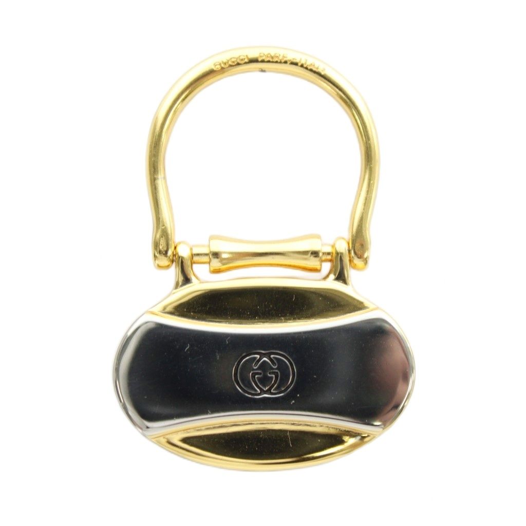 GUCCI グッチ キーホルダーインターロッキングG ゴールドチャーム グッチ GUCCI キーホルダー キーリング バッグチャーム インター