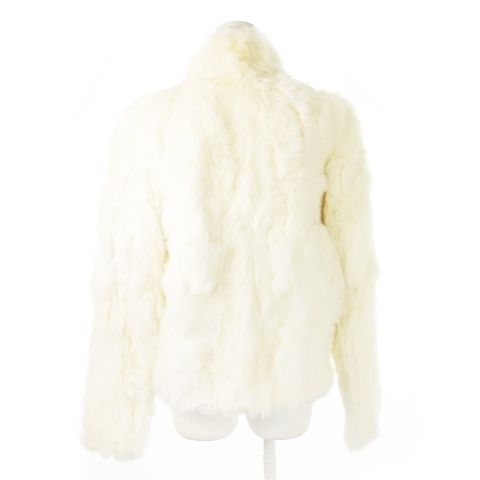 ジェイ ホワイト J-white ラビットファー ジャケット 毛皮 F 白
