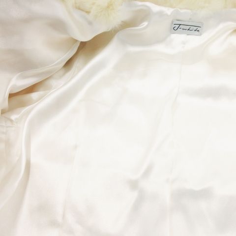 ジェイ ホワイト J-white ラビットファー ジャケット 毛皮 F 白