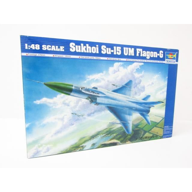 未組立品 トランペッター 1/48 Sukhoi Su-15 UM Flagon-G プラモデル ◇TY12467