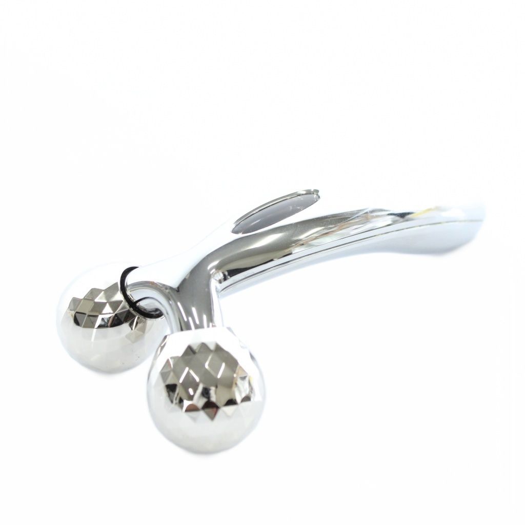 リファ ReFa 美顔ローラー 美顔器 美容器具 ロゴ シルバー色 /XZ □GY18