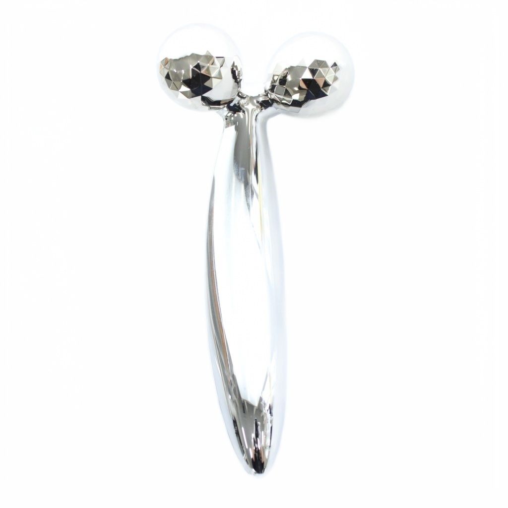 リファ ReFa 美顔ローラー 美顔器 美容器具 ロゴ シルバー色 /XZ □GY18