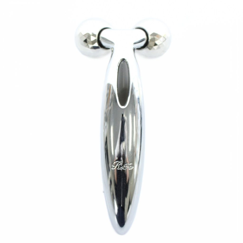 リファ ReFa 美顔ローラー 美顔器 美容器具 ロゴ シルバー色 /XZ