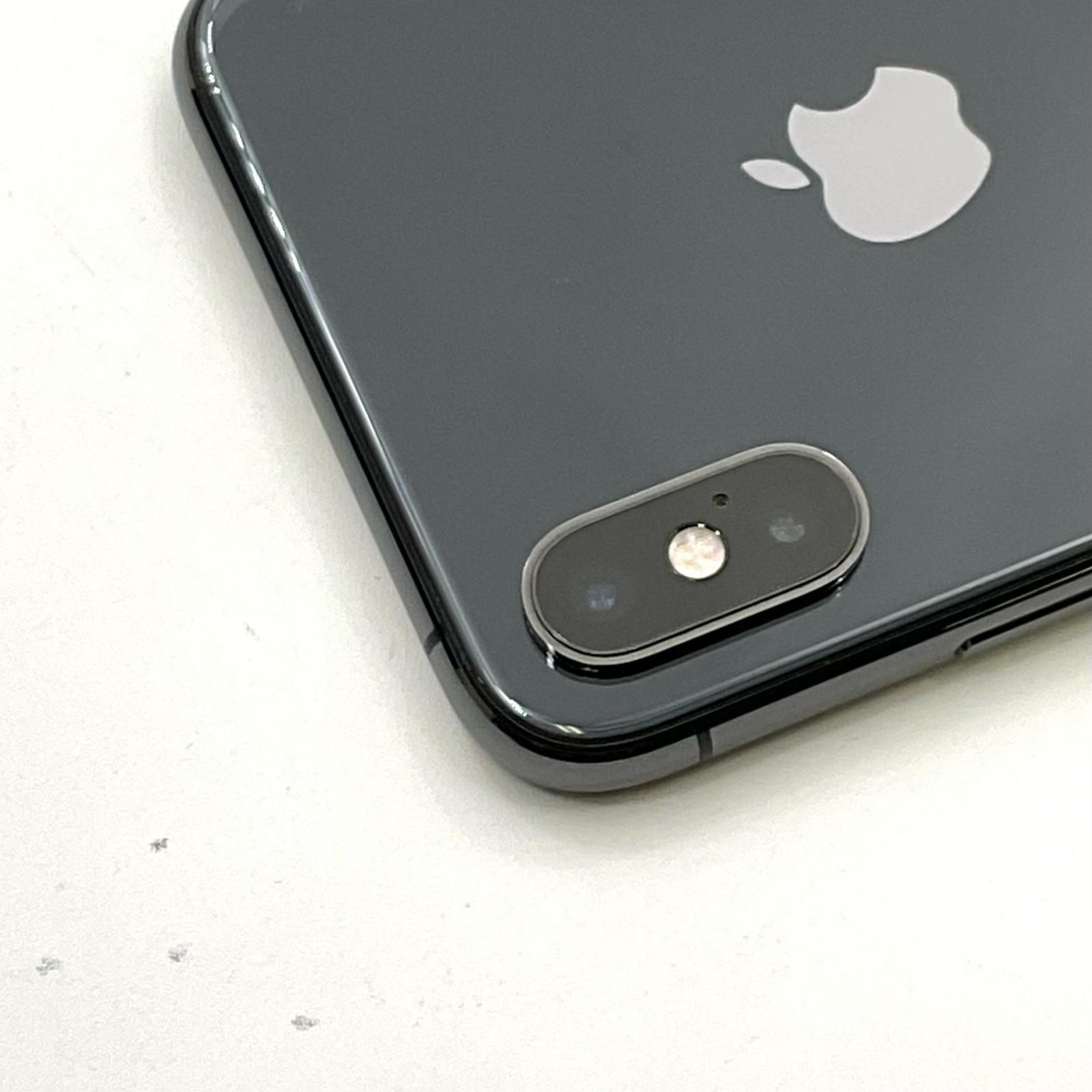 iPhone XS 256 GB スペースグレイ docomo SIMフリー 白ロム 難有