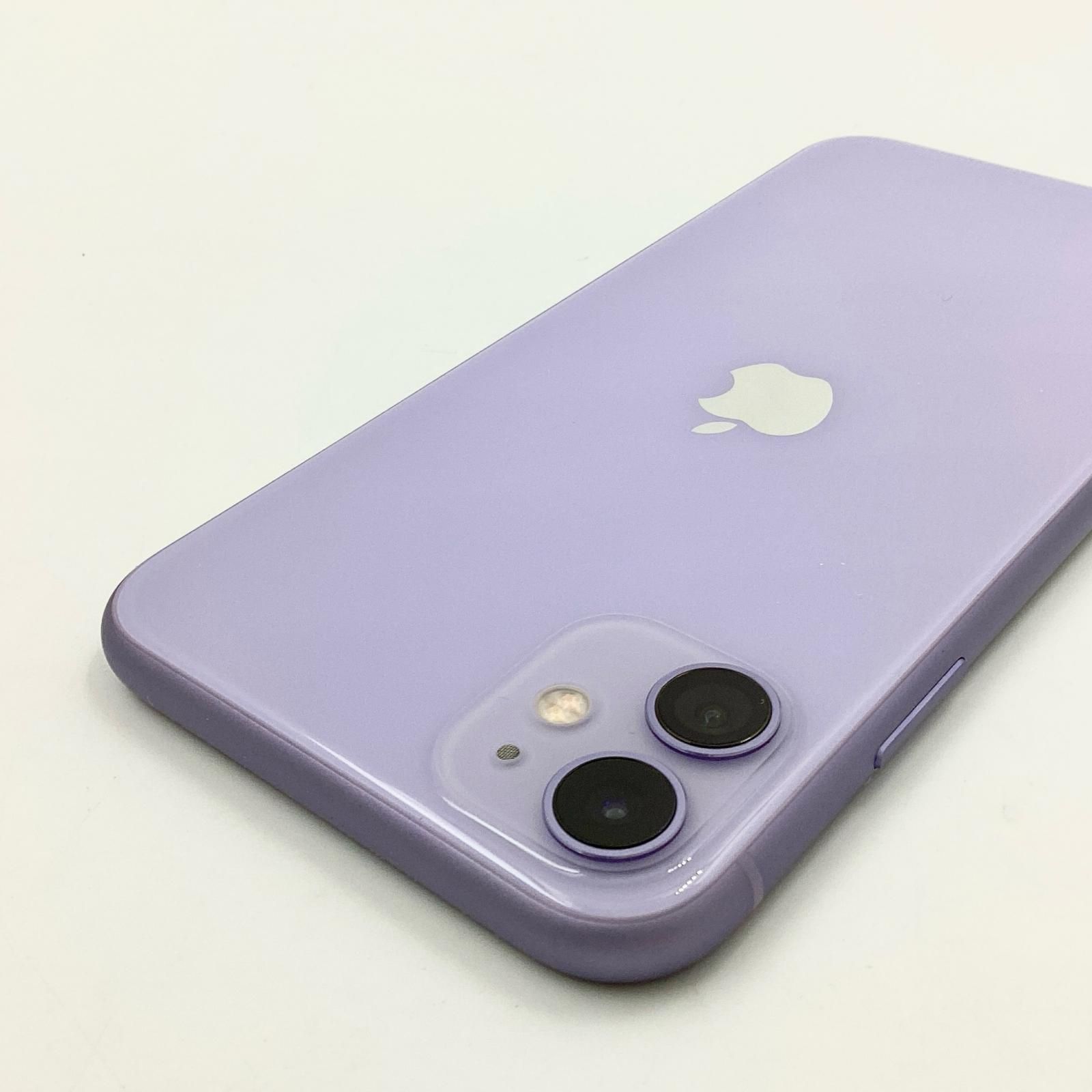 iPhone 11 128GB パープル SIMフリー 動作確認済 美品 iPhone 11 購入 128GB パープル SIMフリー 白ロム 動作確認済 87