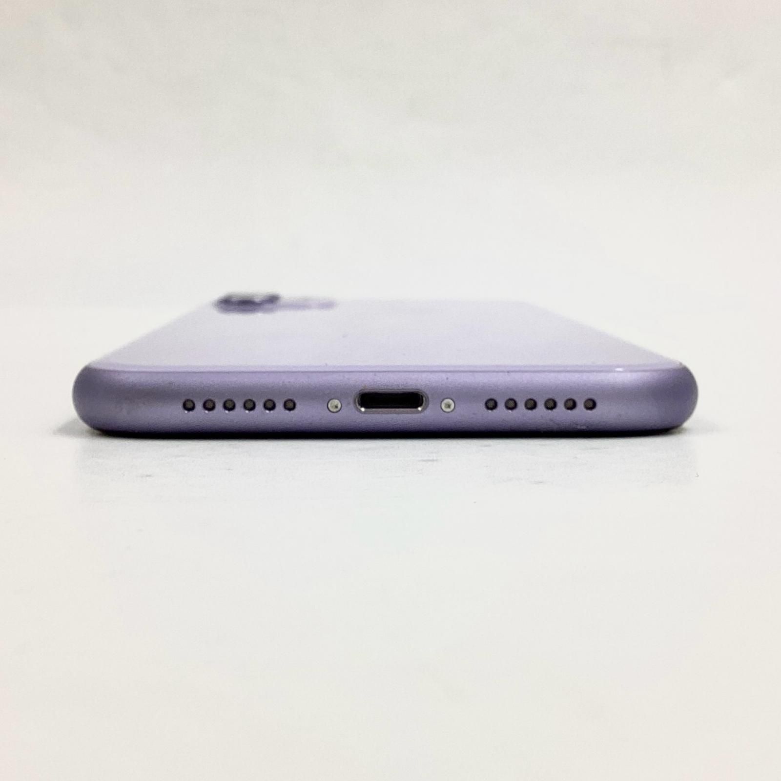 iPhone 11 購入 128GB パープル SIMフリー 白ロム 動作確認済 87