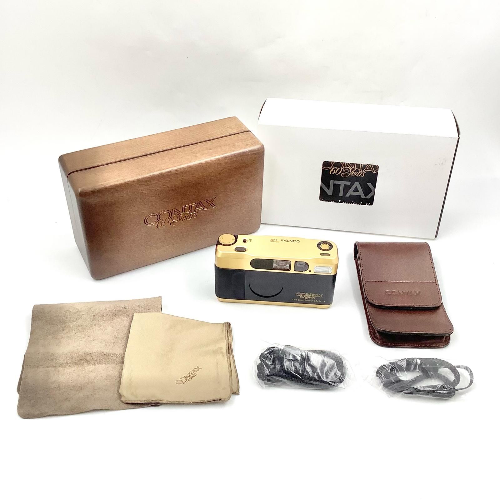  CONTAX T 2 ゴールド 60周年記念モデル コンパクトカメラ(フィルム) フィルムカメラ