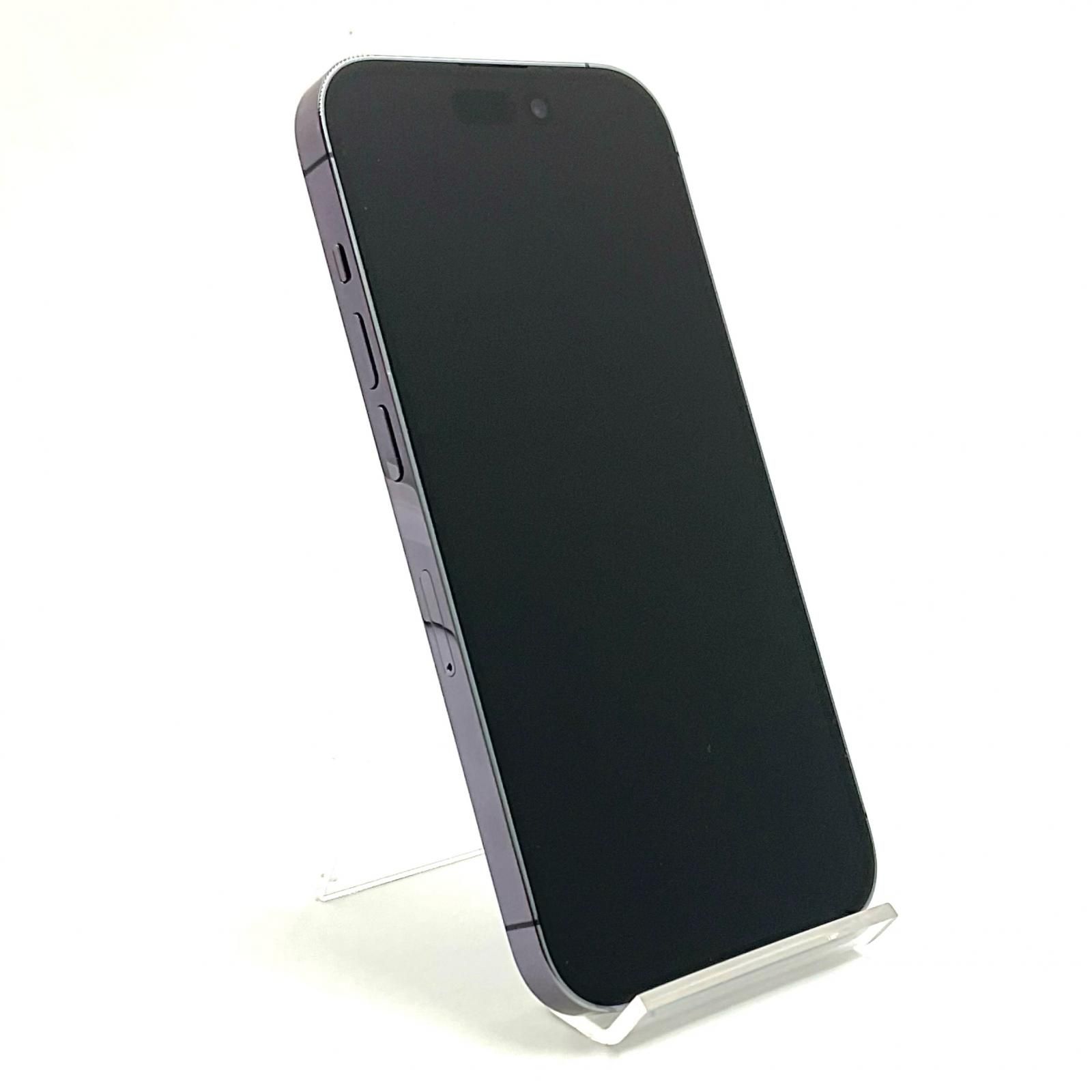 iPhone 14 Pro 128 GB ディープパープル au SIMフリー 白ロム 77