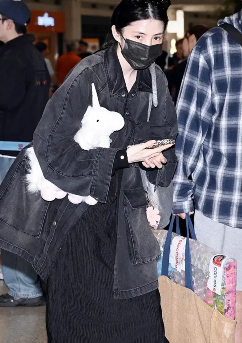 ルヌイ ハン ソヒ 着用 Pleats H-line banding skirt