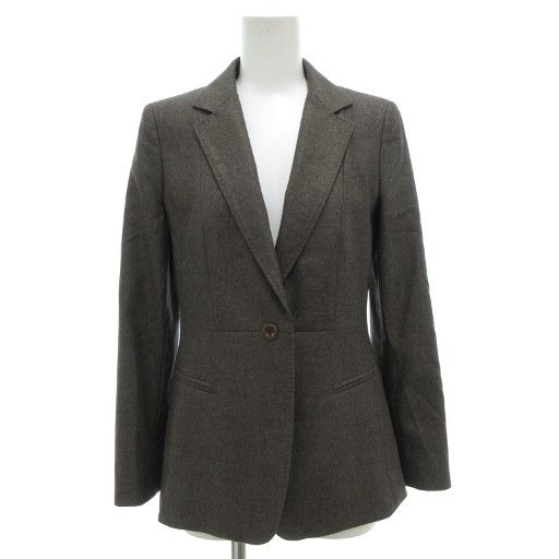 【美品】MaxMara マックスマーラ 白タグ テーラードジャケット イタリア製 マックスマーラ MAX MARA 白タグ テーラードジャケット 総裏地