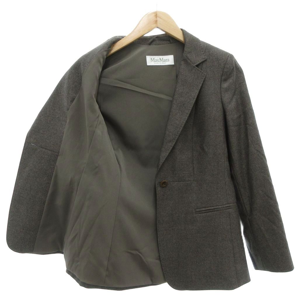 マックスマーラ MAX MARA 白タグ テーラードジャケット 総裏地