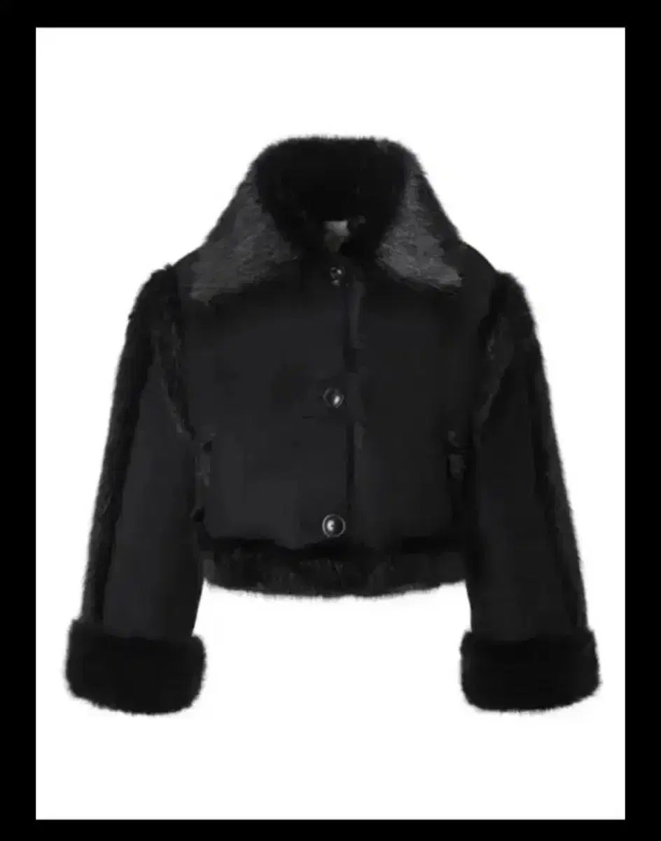 スリータイムズ バニーファー ムートン 21 ブラック