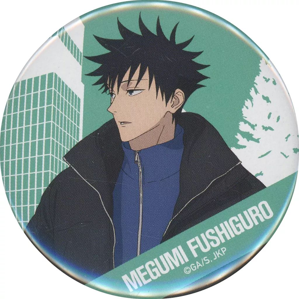 中古】バッジ・ビンズ 伏黒恵 「呪術廻戦カフェ2024 渋谷事変 缶バッジ