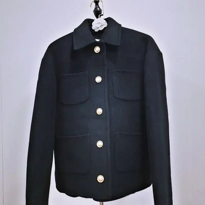 Zemmaworld MMMM メリノウール ハンドメイド ショートコート