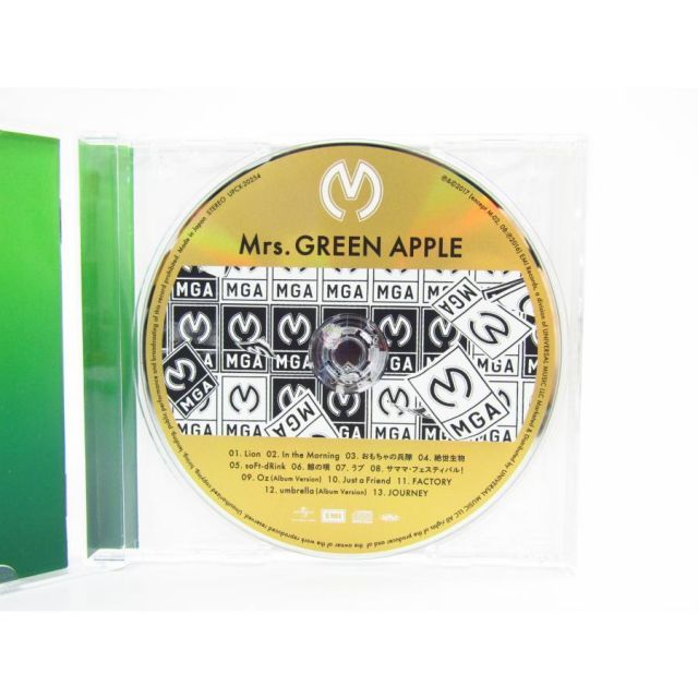 国内正規品 Mrs. GREEN APPLE 2nd Album 初回限定盤 CD+DVD アルバム 