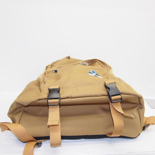 SUNSUN × CONVERSE 74：ベージュ バックパック リュックサック B4 23L