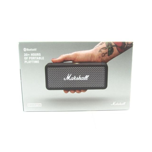 オーディオ機器 Marshall マーシャル Emberton BTスピーカー ポータブルスピーカー ∠UK2069