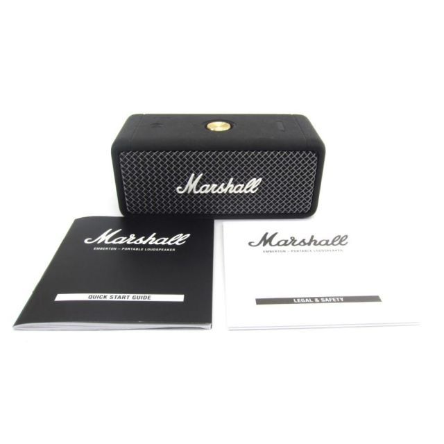 オーディオ機器 Marshall マーシャル Emberton BTスピーカー ポータブルスピーカー ∠UK2069