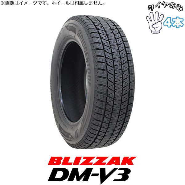 255 45 R 20 20インチ スタッドレス ブリヂストン ブリザック DM V 3 4本セット