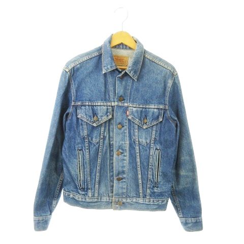 【中古】リーバイス Levi's デニムジャケット Gジャン ジージャン 38R M 青 ブルー 70506 0217 /MN16 ■GY18 メンズ リーバイス Levi's デニムジャケット Gジャン ジージャン 38R M 青