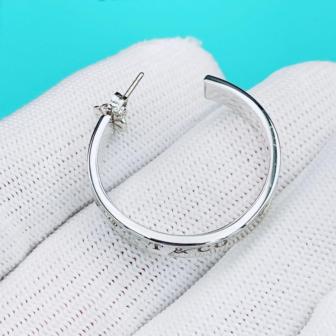 ◇ティファニー◇新品仕上済 Tiffany&Co. 1837 ナロー ピアス