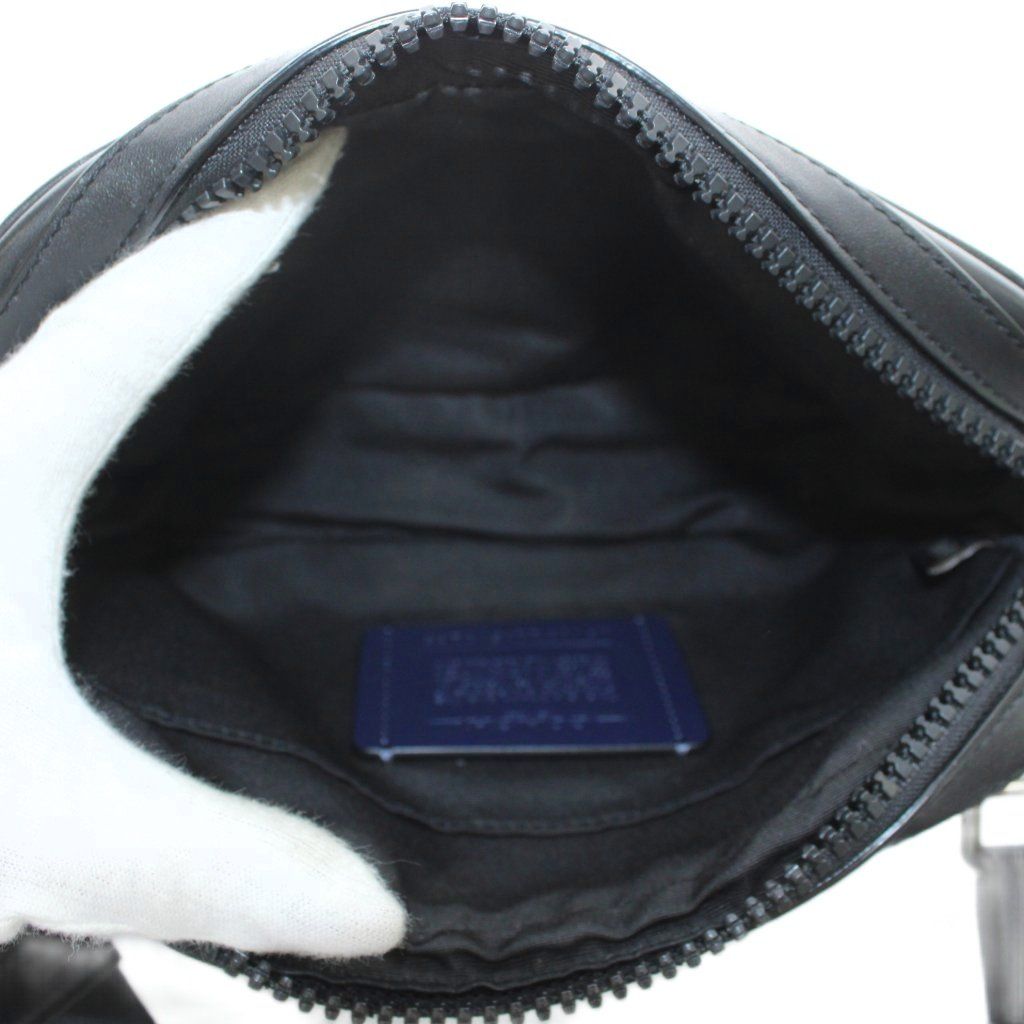 コーチ COACH ショルダーバッグ PVC レザー シグネチャー 総柄 ロゴ 黒