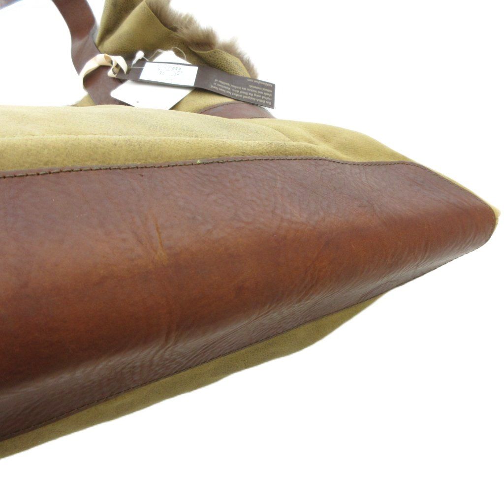 【中古】未使用品 カールドノヒュー KARL DONOGHUE タグ付き トートバッグ レザー 茶 ブラウン /AE レディース カールドノヒュー KARL DONOGHUE タグ付き トートバッグ レザー 茶