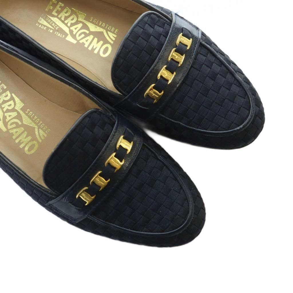 サルヴァトーレフェラガモ Salvatore Ferragamo ローファー モカシン