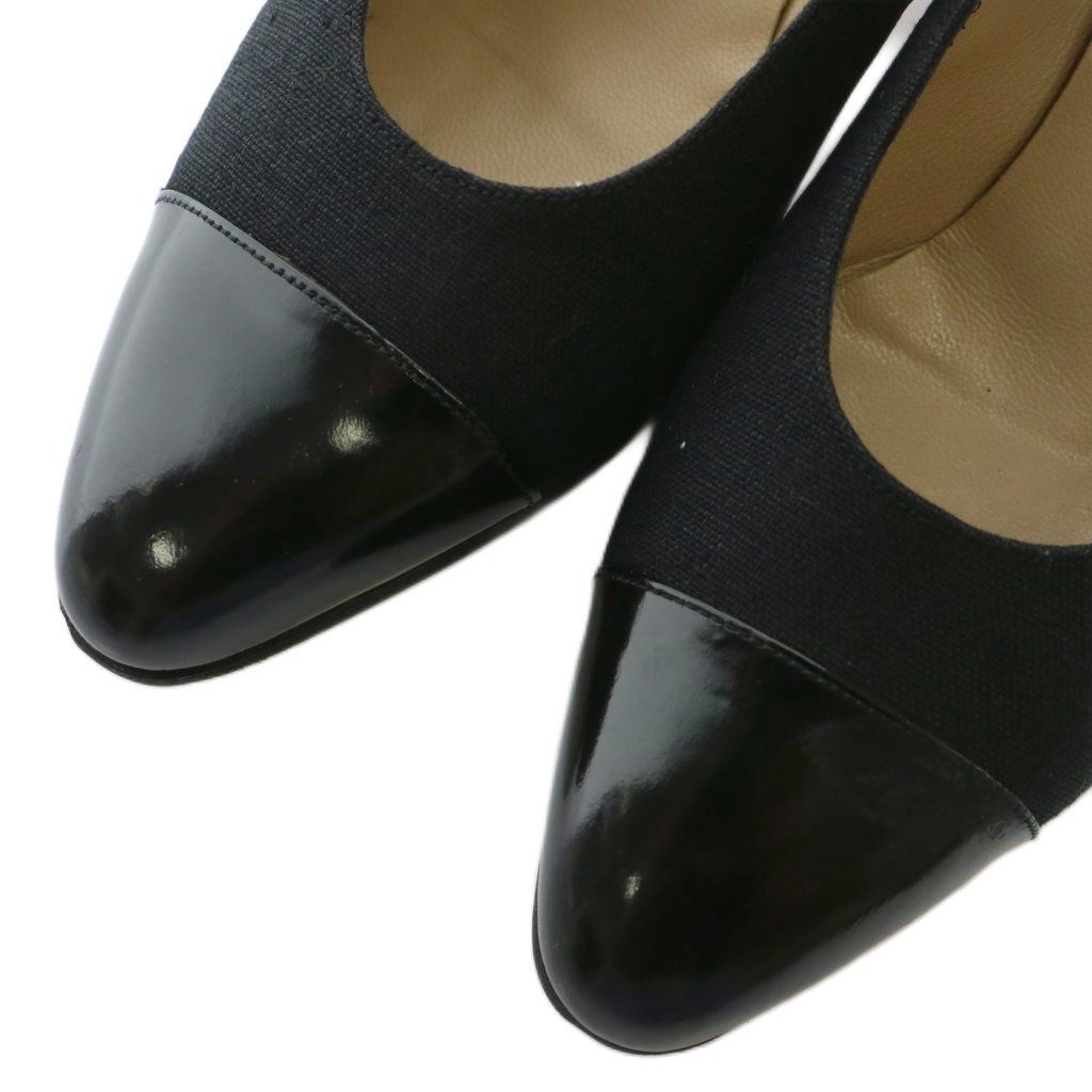 サルヴァトーレフェラガモ Salvatore Ferragamo パンプス キャンバス